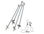 Set of (4) 30" Auger Anchors